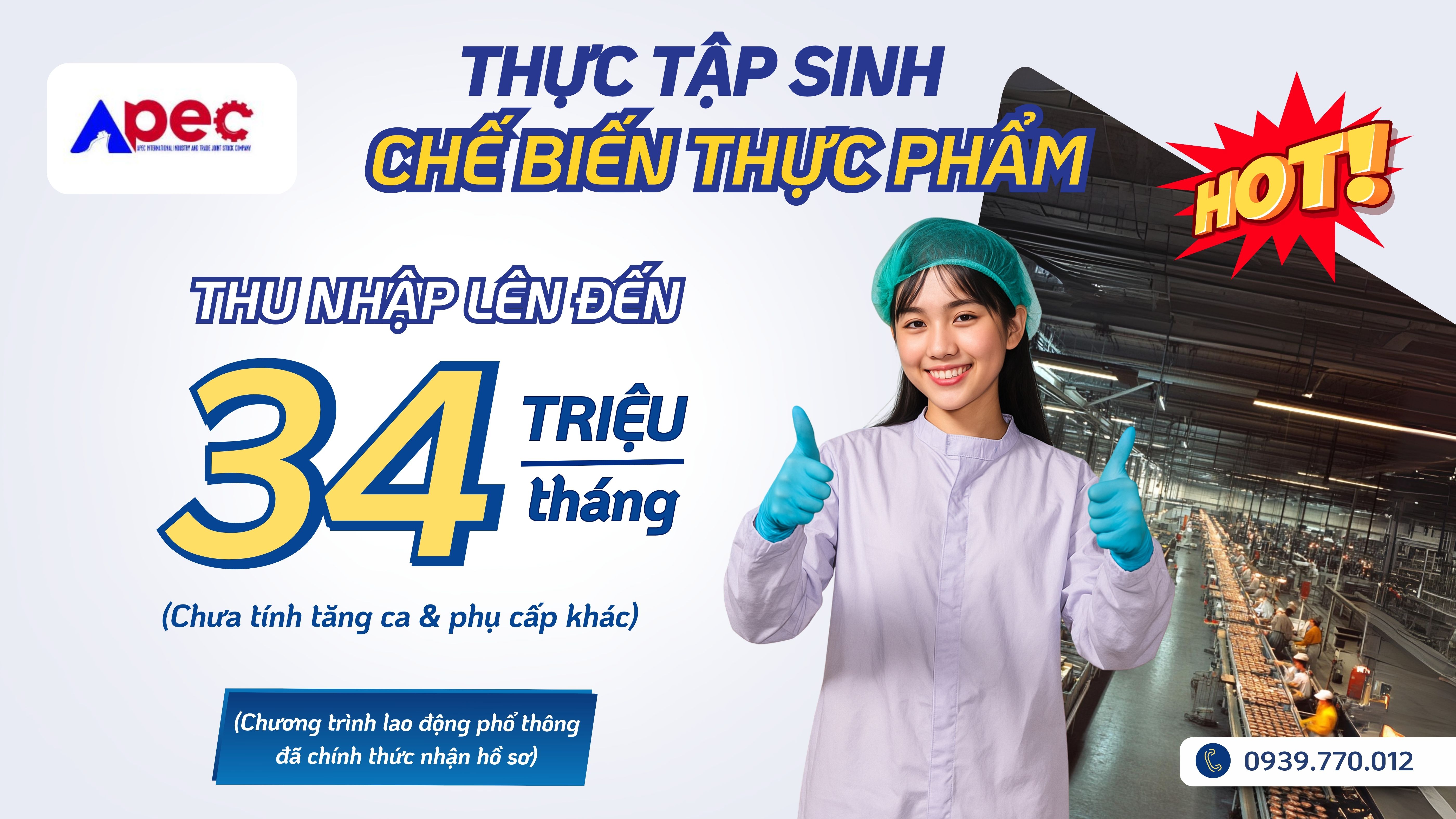 Đơn hàng chế biến thực phẩm APEC